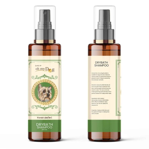 Oh My Dog Drybath Shampoo - Forest Safari 200ml