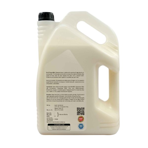 Oh My Dog Cat and Puppy Mild Pet Shampoo 5Ltr