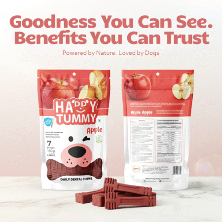 Happy Tummy Daily Dental Chews Apple Flavour