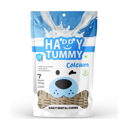 Happy Tummy Calcium Flavour Dogs Treat (7pc) | Smartypet Pet Products