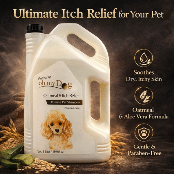 Oatmeal and Itch Relief Shampoo 5L | Smartypet Pet Products