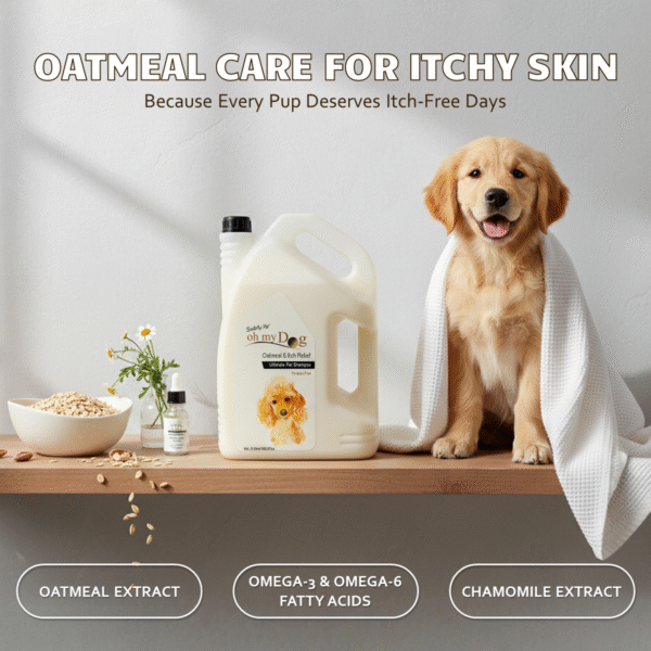 Oatmeal and Itch Relief Shampoo 5L | Smartypet Pet Products