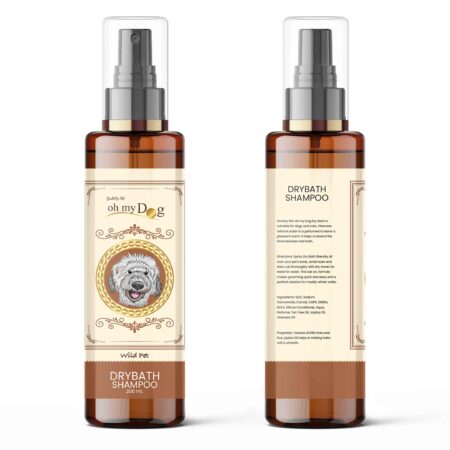 Oh My Dog Drybath Shampoo Wild Pet 200ml