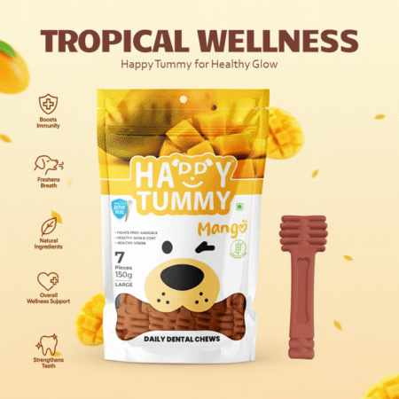 Happy Tummy Daily Dental Chews Mango Flavour