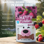 Happy Tummy Berries Flavour Dental Chews (21pcs)